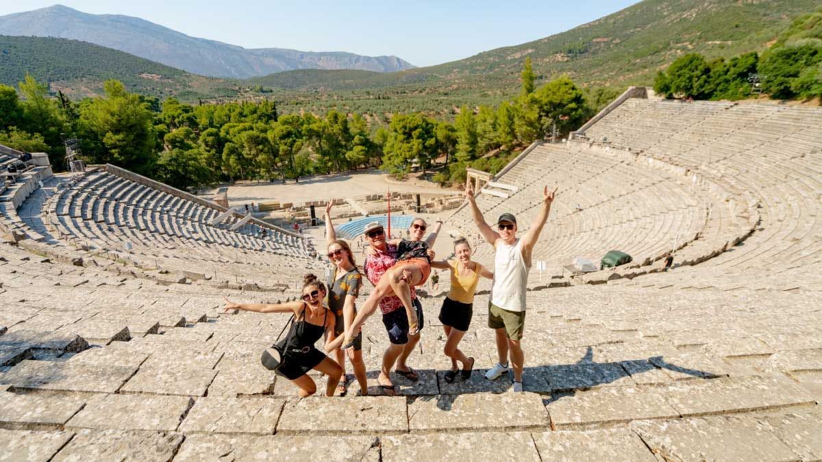 Epidavros amphitheatre in Greece