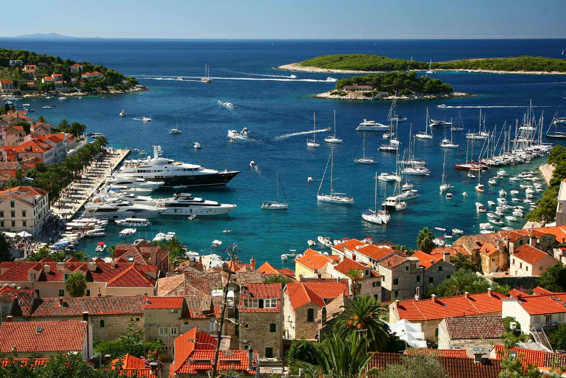 Hvar Town in Croatia